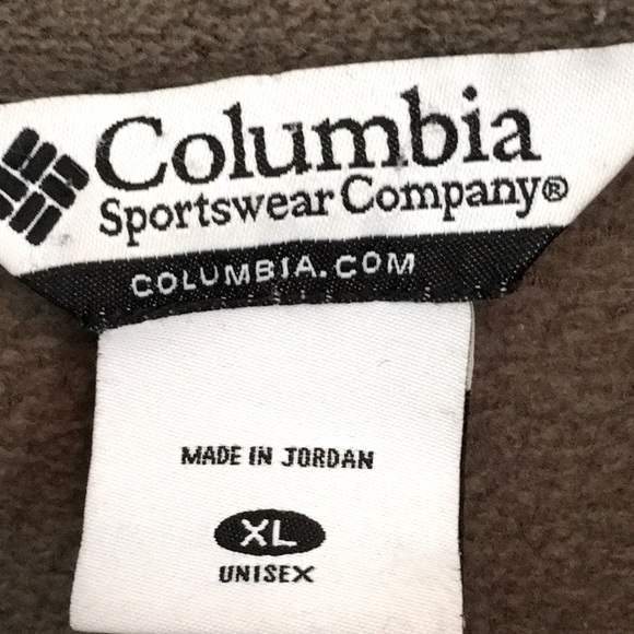 Columbia Half-Zip Fleece Pullover XL Olive Green - Picture 3 of 5